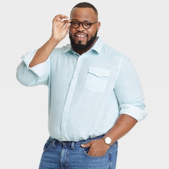 Goodfellow & Co Other - Goodfellow & Co Men's Big & Tall Long Sleeve Button-Down Shirt NWT